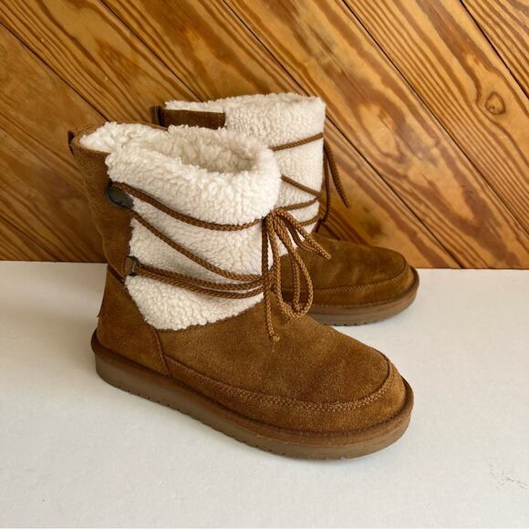 Koolaburra by UGG Michon Bootie Chestnut Tan - Picture 2 of 9
